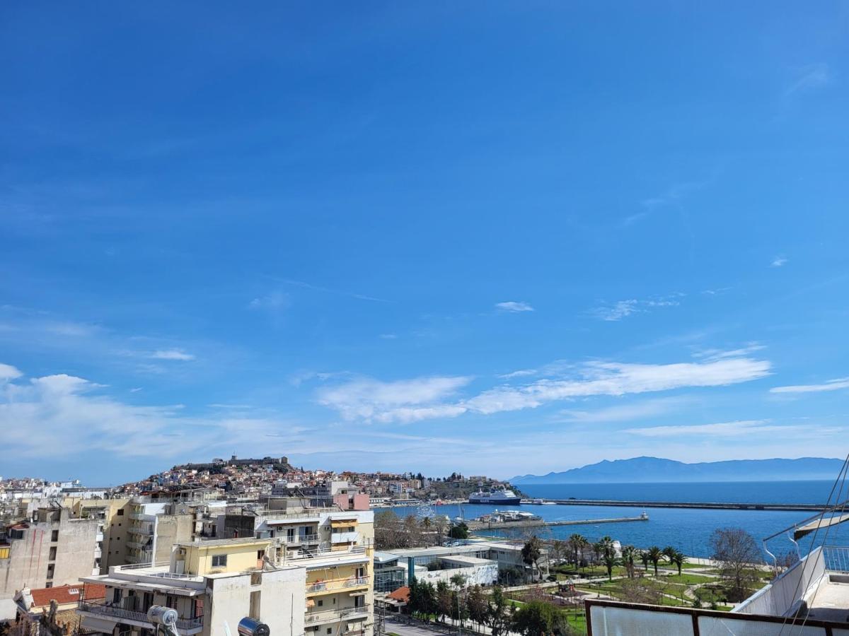 Roof Garden-Studio Apartment Kavala Bagian luar foto